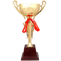 Trophées et médailles en métal en gros, thème sportif, plaqués or, ornements décoratifs en laiton/cuivre, style chinois, alliage, origine Chine