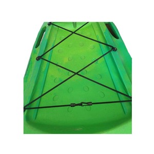 Accessoire de kayak, corde ronde de 6 mm avec double crochet, vis de serrage, filet élastique pour lacs, rivières, usage récréatif - Product Image 1