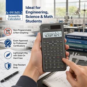 <span class=keywords><strong>Calculatrice</strong></span> scientifique 991MS-2, articles de papeterie scolaire, examen pour étudiants, 991MS 2e édition, 991MS deuxième génération - Product Image 4