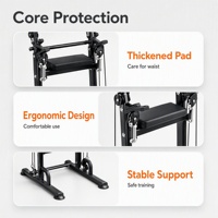 Station de musculation autoportante en acier au carbone pour dips et tractions, 150 kg, hauteur réglable sur 10 niveaux, pour entraînement de force à domicile, Power Cage