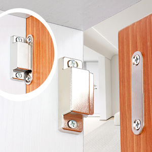 Zinc Alloy Magnetic Cabinet Door Catches Round Strong Hold Traditional Style For Cabinet Doors - Product Image 2