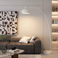 Lampes sur pied nordiques minimalistes intelligentes pour salon, chambre à coucher, chevet, décoration linéaire, LED, lampe sur pied moderne d'angle