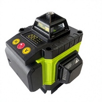 Niveau laser 4D haute luminosité à 16 lignes avec faisceau vert et haute précision pour un alignement précis des sols et des murs