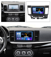 Reproductor de Video para Auto, Sistema Multimedia de Radio 2 Din para Tablero, Pantalla Android de 10 Pulgadas para Mitsubishi Lancer 2010~2015