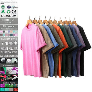 Camiseta de Punto de Algodón 100% de Alta Calidad, Anti-Pilling, Gruesa, Básica, Talla Grande, Moda para Hombre y Mujer, Color Sólido 220 - Product Image 2