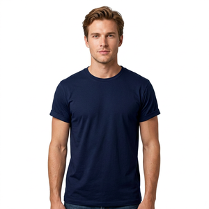 Camiseta de algodón ecológica de alta calidad con logotipo personalizado de punto 100% algodón poliéster/algodón fabricante India suministro global a granel - Product Image 1