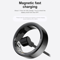 COLMI OEM Bague Intelligente Étanche à Doigt, Suivi de Sommeil, Tactile, Suivi d'Activité Physique et de Santé, pour Hommes et Femmes