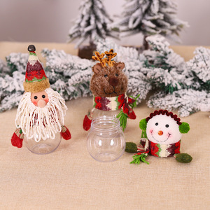 Big-headed Snowman Candy Jar Party Prop Christmas Storage <b>Box</b> Children's Holiday Gift - Product Image 4