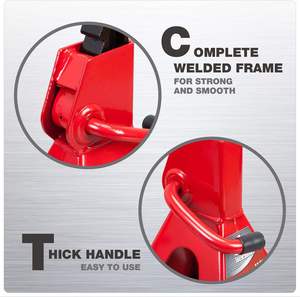 แม่แรงยกรถแบบแมนนวล 6 ตัน พร้อมระบบล็อค วัสดุเหล็กอัลลอยด์ ฐานรองขนาดใหญ่ ใช้งานได้จริง ยกได้ดี รับประกัน 1 ปี - Product Image 4