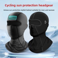Masque en nylon anti-UV pour le cyclisme en plein air, pour la doublure du casque de moto, protection intégrale du visage, unisexe, adulte