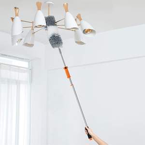 Vente en gros pour Extentool High Reach Cobweb Duster <span class=keywords><strong>Balai</strong></span> de plafond Poteau <span class=keywords><strong>télescopique</strong></span> en aluminium pour peinture de <span class=keywords><strong>gouttière</strong></span> - Product Image 1