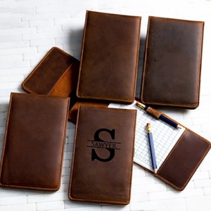 Customized Personalized Leather Golf Scorecard Yardage Book <b>Holder</b> Cover Personalized <b>Card</b> <b>Holders</b> - Product Image 6