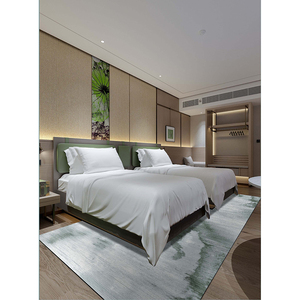 Tapis <span class=keywords><strong>de</strong></span> chambre rectangulaire antidérapant pour hôtels, tapis tuftés carrés pour lits - Product Image 1