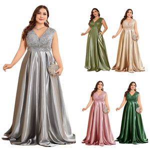 obese bridesmaid dresses pretty DANICA|Plus Size High-Slit Waist Pleated Bridesmaid Dress with Long  Sleeves