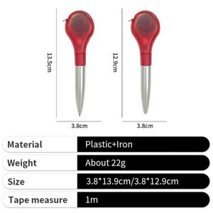 Stylo Ruban à Mesurer Décoratif Multifonctionnel en Plastique Forme Créative Stylo Bille Promotionnel avec Mesure Intégrée - Product Image 4