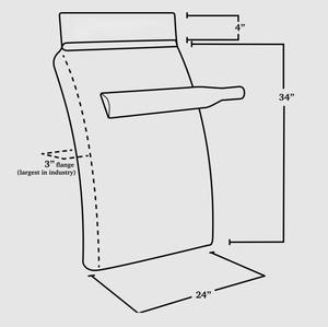 PINOMETAL 34 pollici Kit 430 montante montante in acciaio inossidabile quarto parafango con braccio triangolare universale autocarro - Product Image 2