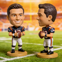 3D op maat gemaakte hars voetbal speler bobblehead gepersonaliseerde sportfiguur displaymodel anime figuur beeldje actiefiguur