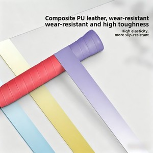 Bande adhésive personnalisée pour raquettes de badminton et de tennis, OEM ODM, antidérapante, absorbant la transpiration, avec emballage individuel - Product Image 2