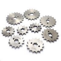 Pièces de rechange pour VTT, Dirt Bike et Quad : Pignon 420 428 17mm 20mm, 10T 11T 12T 13T 14T 15T 16T 17T 18T, Personnalisation acceptée