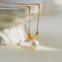 Serie de Collares Minimalistas Surtidos en Tono Oro y Plata con Múltiples Estilos de Colgantes para Pedidos al por Mayor y Uso Diario