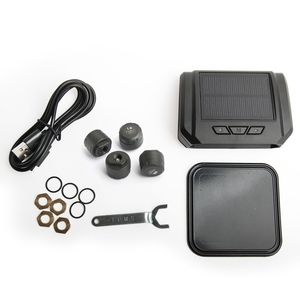 D14 LCD không dây Xe TPMS S2 bên ngoài 4 cảm biến năng lượng mặt trời Powered 7 giám sát áp suất lốp hệ thống thời gian thực cho tối ưu - Product Image 4