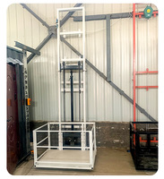 Nouveau Design 1T Accueil Ascenseur 2 Étage Escalier Ascenseur Maison Cargo Lif 500KG Hydraulic Cargo Marchandises Ascenseur pour Entrepôt Workling