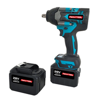Kit de Llave de Impacto Inalámbrica de Gran Venta con Batería de Litio de 20V y Vaso de 1/2 Pulgada