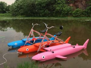 Yarış bisikleti yüzen su bisikleti deniz bisikleti su oyunları için Pedal sürücü ile hidro döngüsü bisiklet su bisikleti - Product Image 6