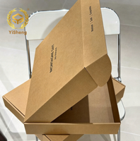 Maßgefertigte Kraftpapier-Wellpappe-Versandkartons Robuste Versandverpackungen mit Aufgedrucktem Logo