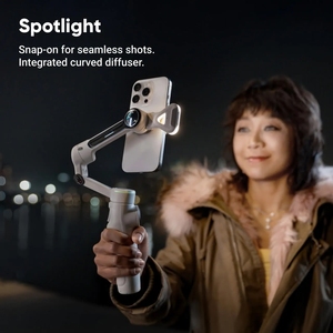 Inst360 Flow <span class=keywords><strong>2</strong></span> Pro Creator Bundle Ringan <span class=keywords><strong>3</strong></span>-Axis Gimbal Pelacak Otomatis Penstabil Ponsel Genggam Gimbal 3D Genggam - Product Image 3