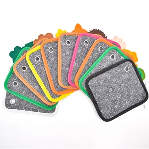 10 Stück sensorische Matten für autist ische Kinder Verschiedene taktile Pailletten Flip Stoff sensorische Spielzeuge für taktiles Spiel