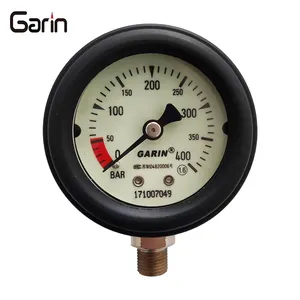 40MPA 50MM Self-Contained Breathing Apparatus Kits Pressure Gauge With Black Rubber