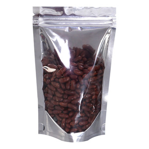 Nắp kéo rõ ràng phía trước đứng lên Túi Nhựa nhiệt niêm phong thực phẩm lưu trữ Frosted Mylar <span class=keywords><strong>Ziplock</strong></span> lá Túi túi đóng gói - Product Image 1