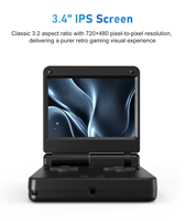 Nouvelle console de jeu portable Anbernic RG SP Wifi avec écrans de 3,4 pouces, système LINUX, batterie de 3300 mAh, jeux vidéo PSP PS1, idéale pour un cadeau
