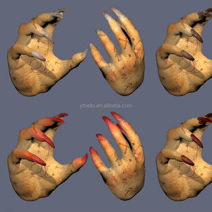 Dedo de mano inflable de publicidad personalizada con caracoles - Product Image 1