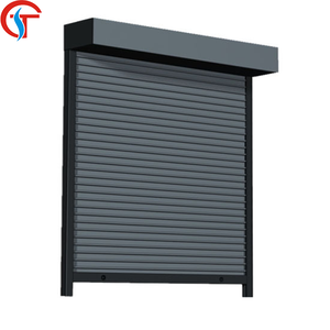 Tuổi thọ lâu dài bền tự động con lăn cửa nhà để xe, thép nhôm công nghiệp thiết kế đồ họa thép không gỉ hiện đại biệt thự - Product Image 3