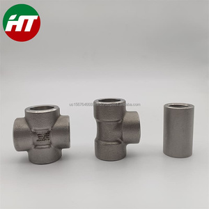 Codo roscado de soldadura de zócalo de ajuste forjado de acero inoxidable ASTM A182 SA 182 GR F316 F316L SS - Product Image 6