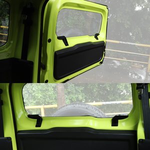2 pak sarung pelindung kawat pemanas kaca depan belakang ABS hitam untuk Suzuki Jimny 5 pintu JC74 2023-2025 Aksesori Jimny Populer - Product Image 5