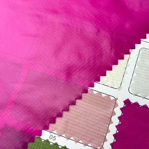 防水通気性生地裏地生地チェック柄無料サンプル530Tタフタ生地ダウンジャケット - Product Image 2