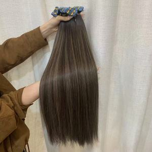 Extensioni per capelli con nastro adesivo 12A, all'ingrosso, lisce, da donna, 26 pollici, fornitori di extension con nastro adesivo grezzo, <span class=keywords><strong>100</strong></span>% capelli umani - Product Image 2