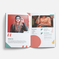 Brochure/Magazine en papier artistique personnalisé et écologique