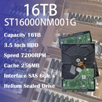 Disque dur interne HDD Enterprise ST16000NM001G 16 To 7200 tr/min 256 Mo de cache Interface SATA 6 Gb/s 3,5 pouces pour serveur de centre de données