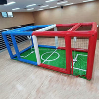Zone de combat Obstacle Arena Sport Football Cage Drone de football gonflable