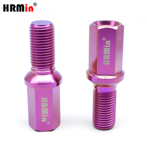 Pernos HRmin de Titanio Ti-6Al-4V Gr.5, Color Morado, Cabeza Esférica Hexagonal de 17 mm, M14x1.5x28 mm - Product Image 4