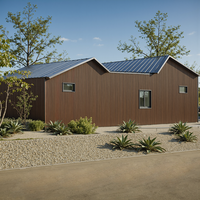 Usine d'origine Maisons préfabriquées en kit de 20 à 40 pieds Villas mobiles de luxe Maison modulaire préfabriquée en conteneur sur mesure pour hôtels