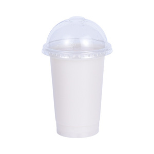 Disposable Pet Cup Lid 90 95mm Diameter Hemispherical Flat Tall Milk Tea Beverage Lid - Product Image 4