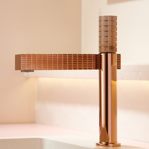 Rubinetto Monocomando <span class=keywords><strong>Gessi</strong></span> per Lavabo, Miscelatore Acqua Calda e Fredda in Ottone, Montaggio su Piano per Hotel e Bagni - Product Image 3
