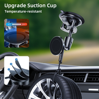 Support magnétique pour téléphone, ventouse puissante, rotation à 360°, pour tableau de bord de voiture, pare-brise, bureau, support universel pour smartphone, support de voiture