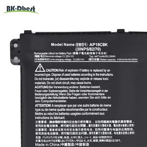 แบตเตอรี่แล็ปท็อปทดแทนคุณภาพสูง AP18C8K Ap18c4k สำหรับ <span class=keywords><strong>Acer</strong></span> Aspire 5 A514-52 <span class=keywords><strong>Swift</strong></span> 3 <span class=keywords><strong>Sf314</strong></span>-32 <span class=keywords><strong>Sf314</strong></span>-<span class=keywords><strong>42</strong></span> N19c4 - Product Image 2
