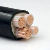Cable de cobre aislado de PVC, Cable de alimentación XLPE de 0,6/1 kv, precio